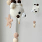 Baby Mobile Häkelliebe Giraffe natur