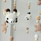 Baby Mobile Häkelliebe Giraffe natur