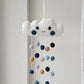 Baby Mobile Häkelwolke blau