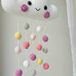 Baby Mobile Häkelwolke rosa