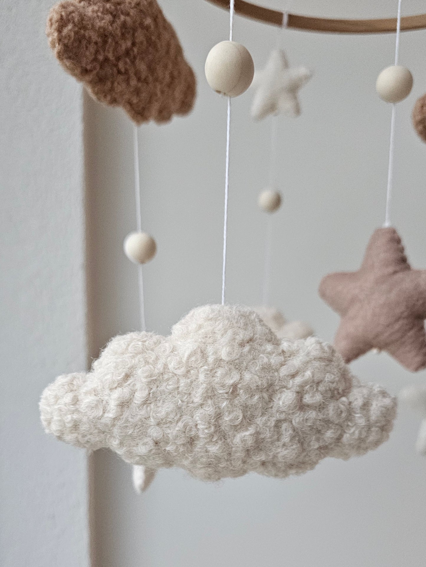 Baby Mobile Simply Pouffy crème