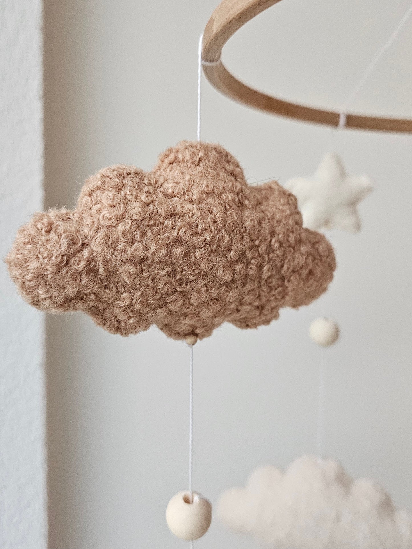 Baby Mobile Simply Pouffy crème