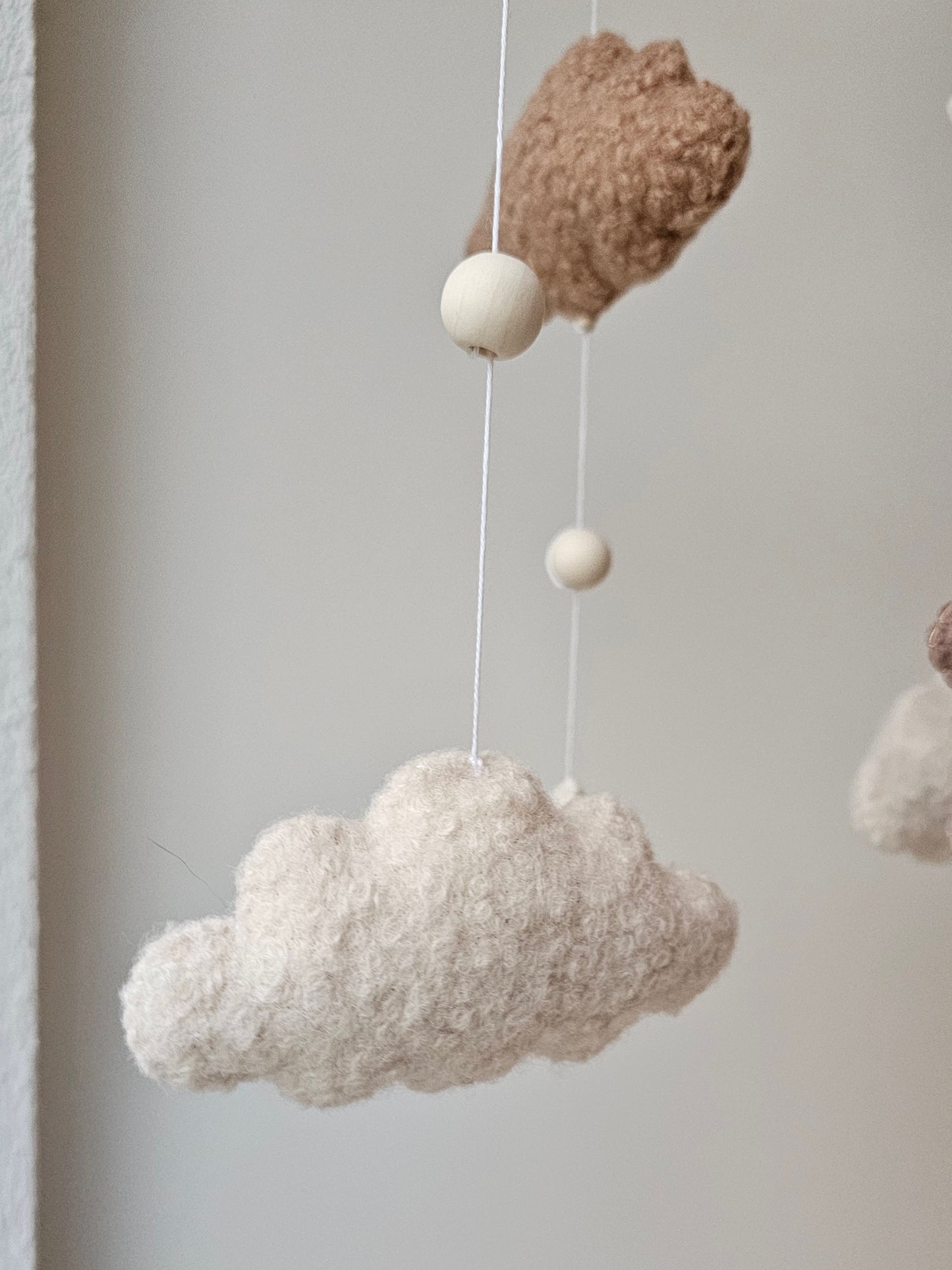 Baby Mobile Simply Pouffy crème