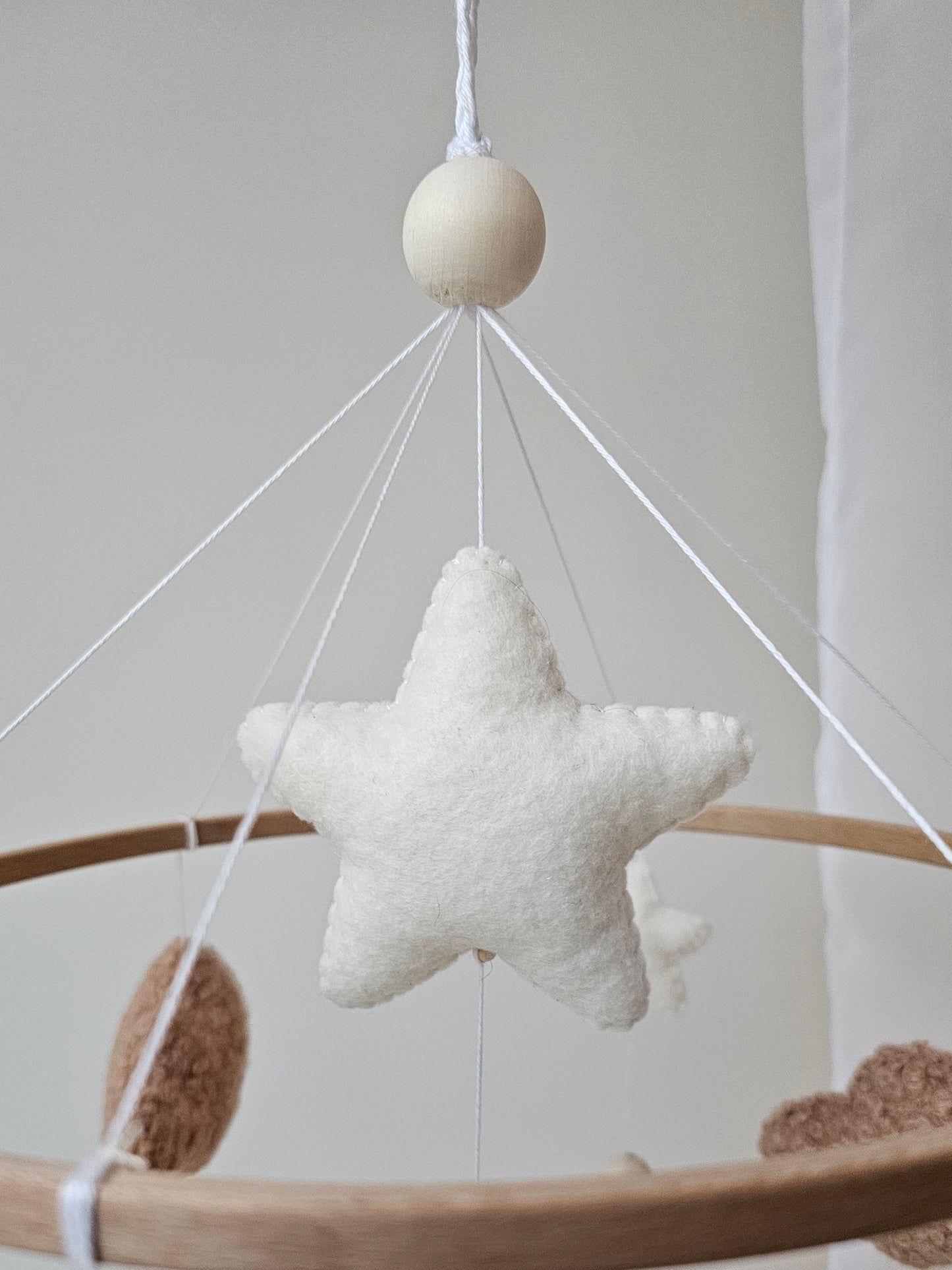 Baby Mobile Simply Pouffy crème
