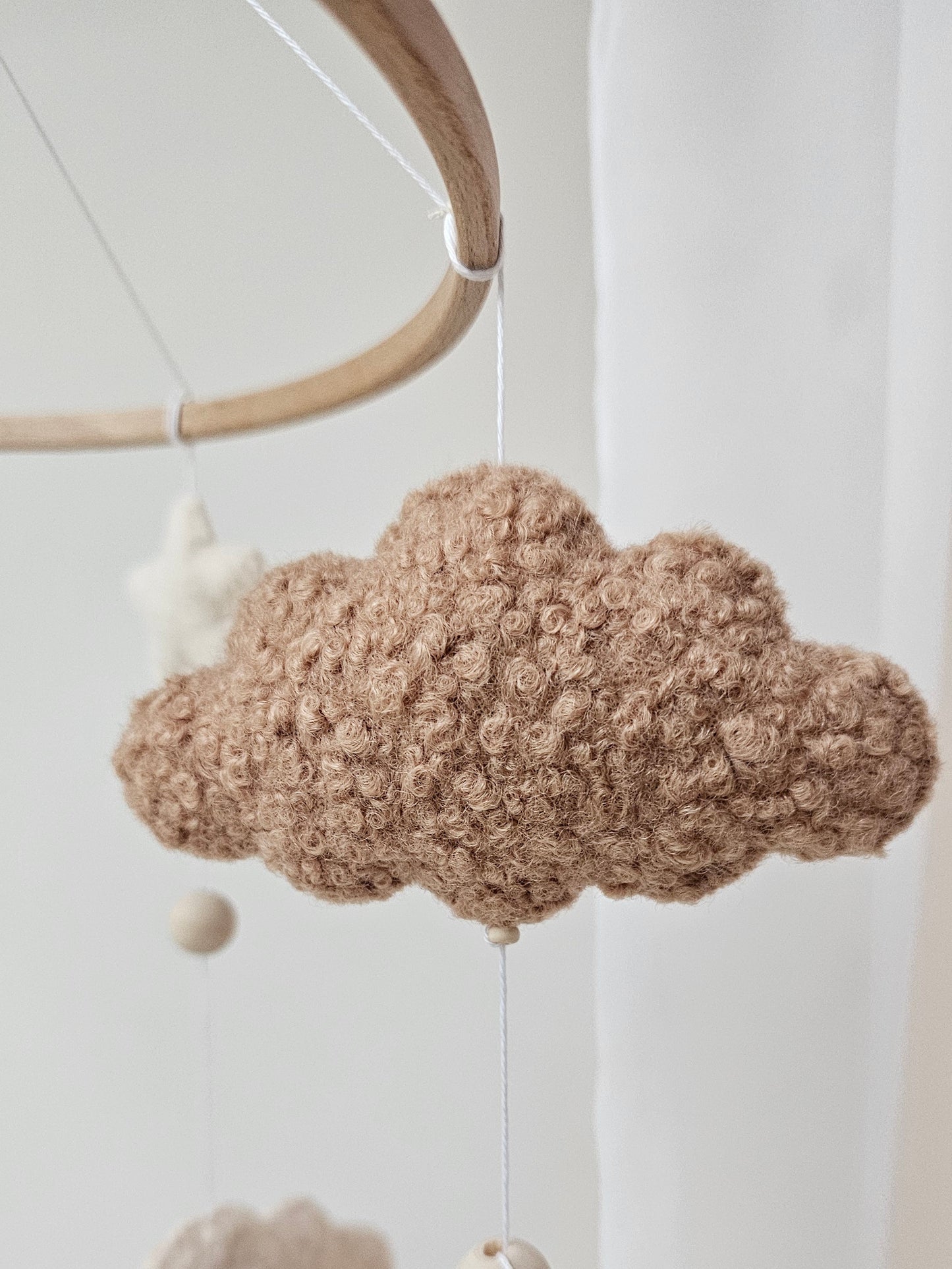 Baby Mobile Simply Pouffy crème