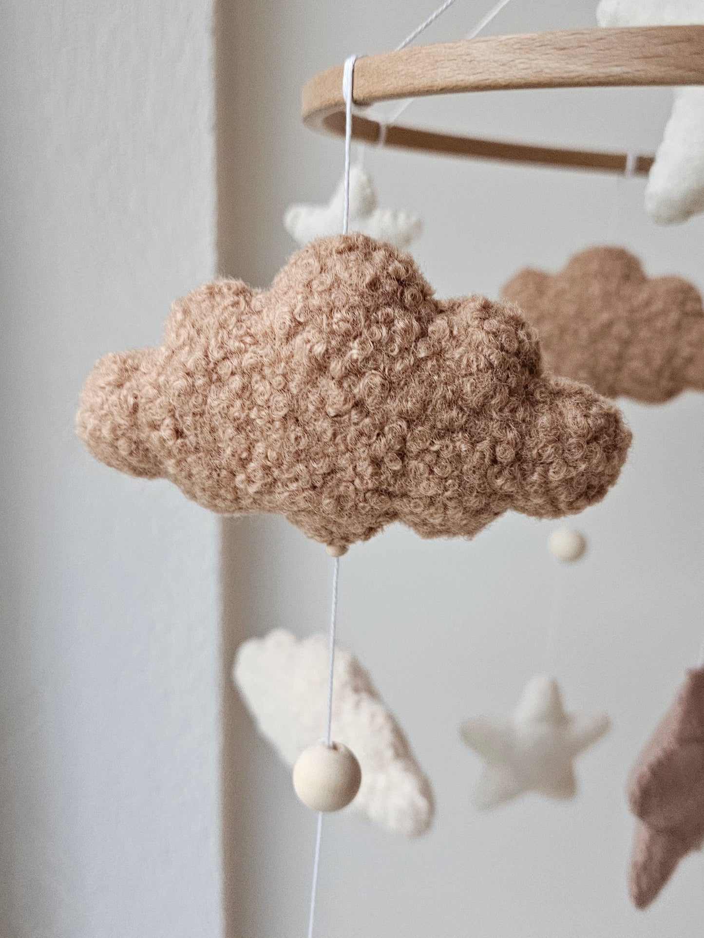 Baby Mobile Simply Pouffy crème