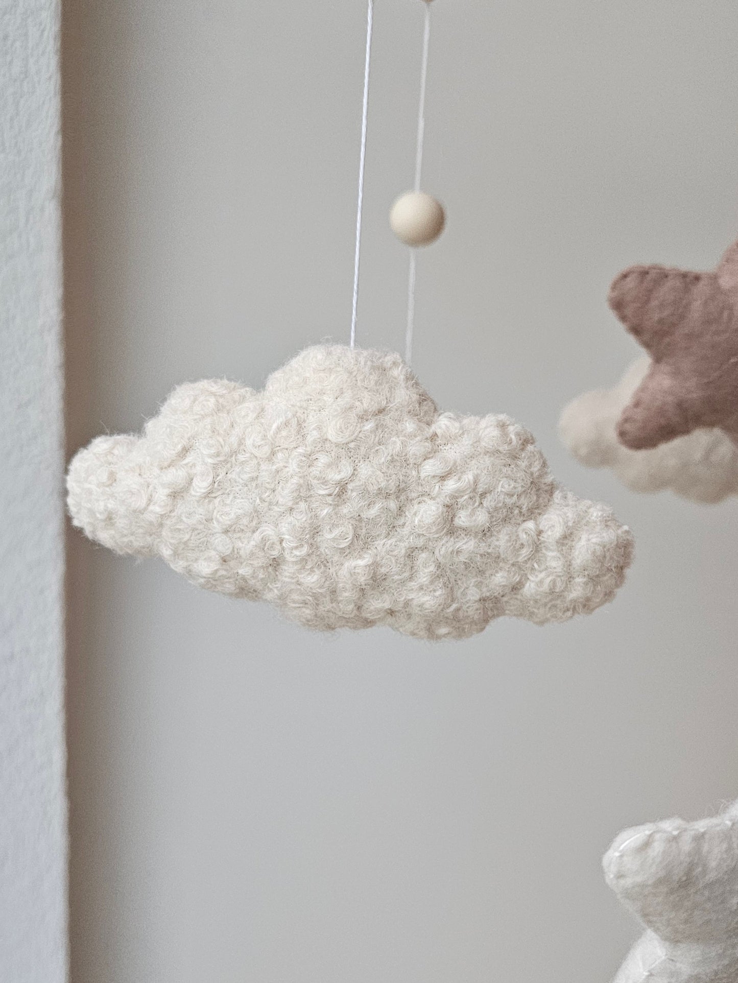 Baby Mobile Simply Pouffy crème