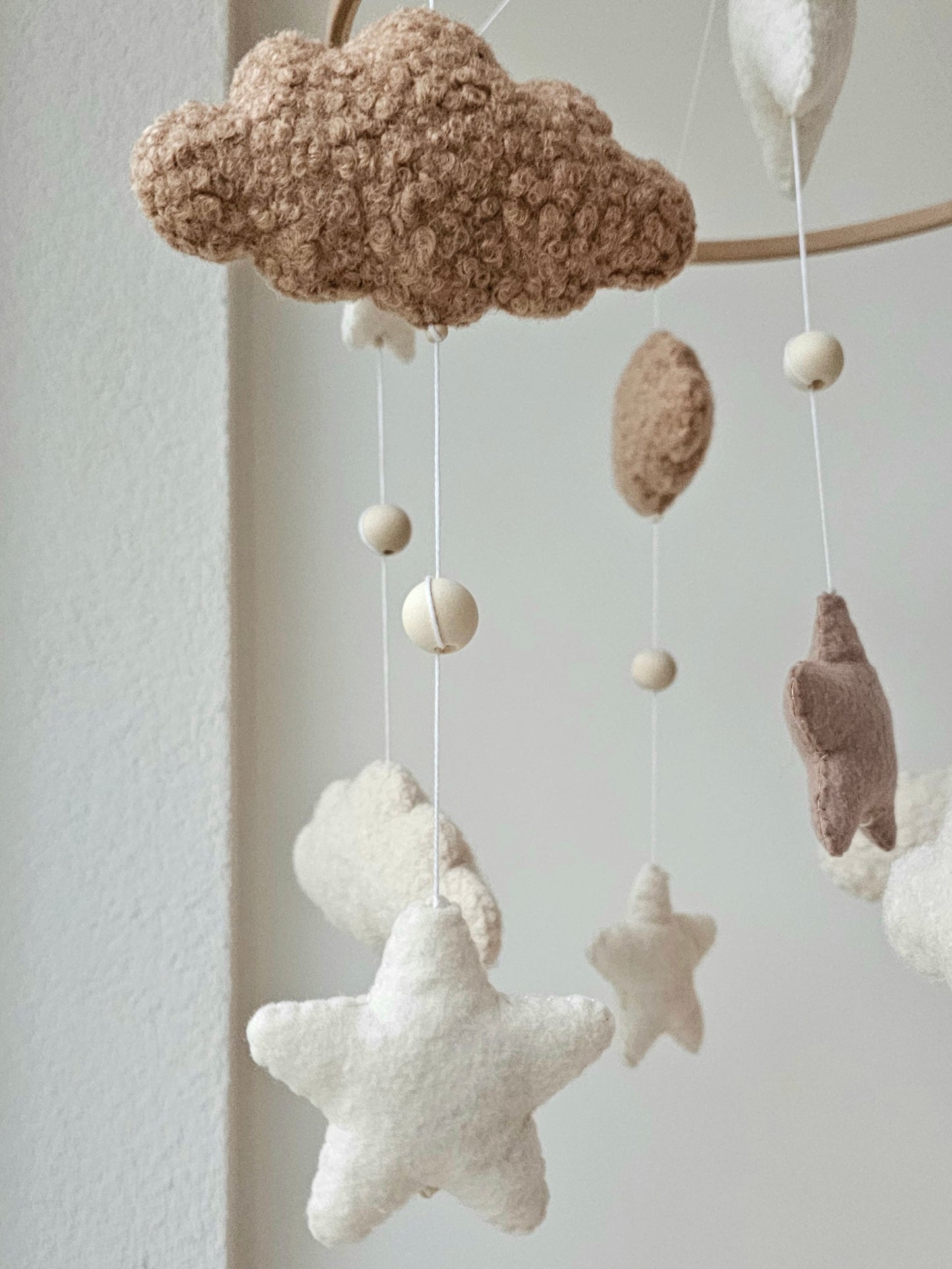 Baby Mobile Simply Pouffy crème