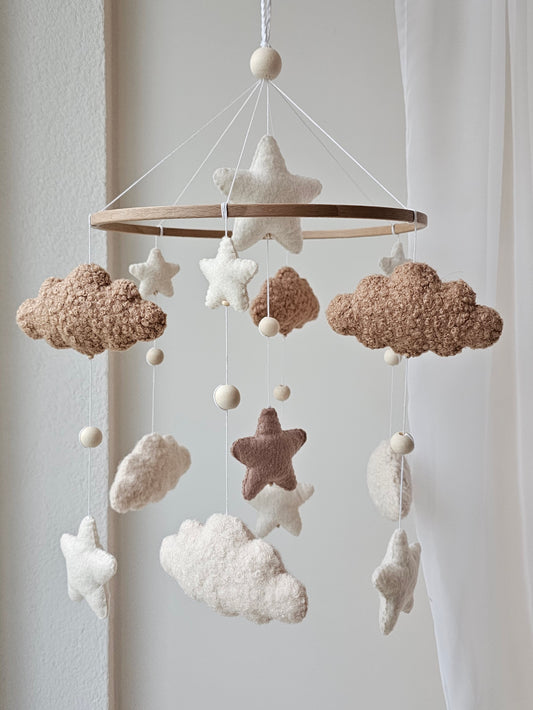 Baby Mobile Simply Pouffy crème
