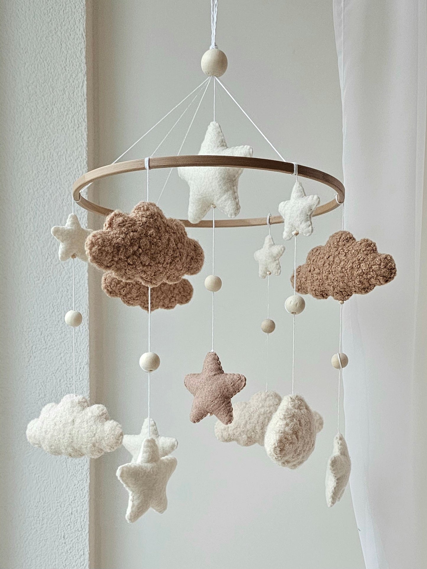 Baby Mobile Simply Pouffy crème