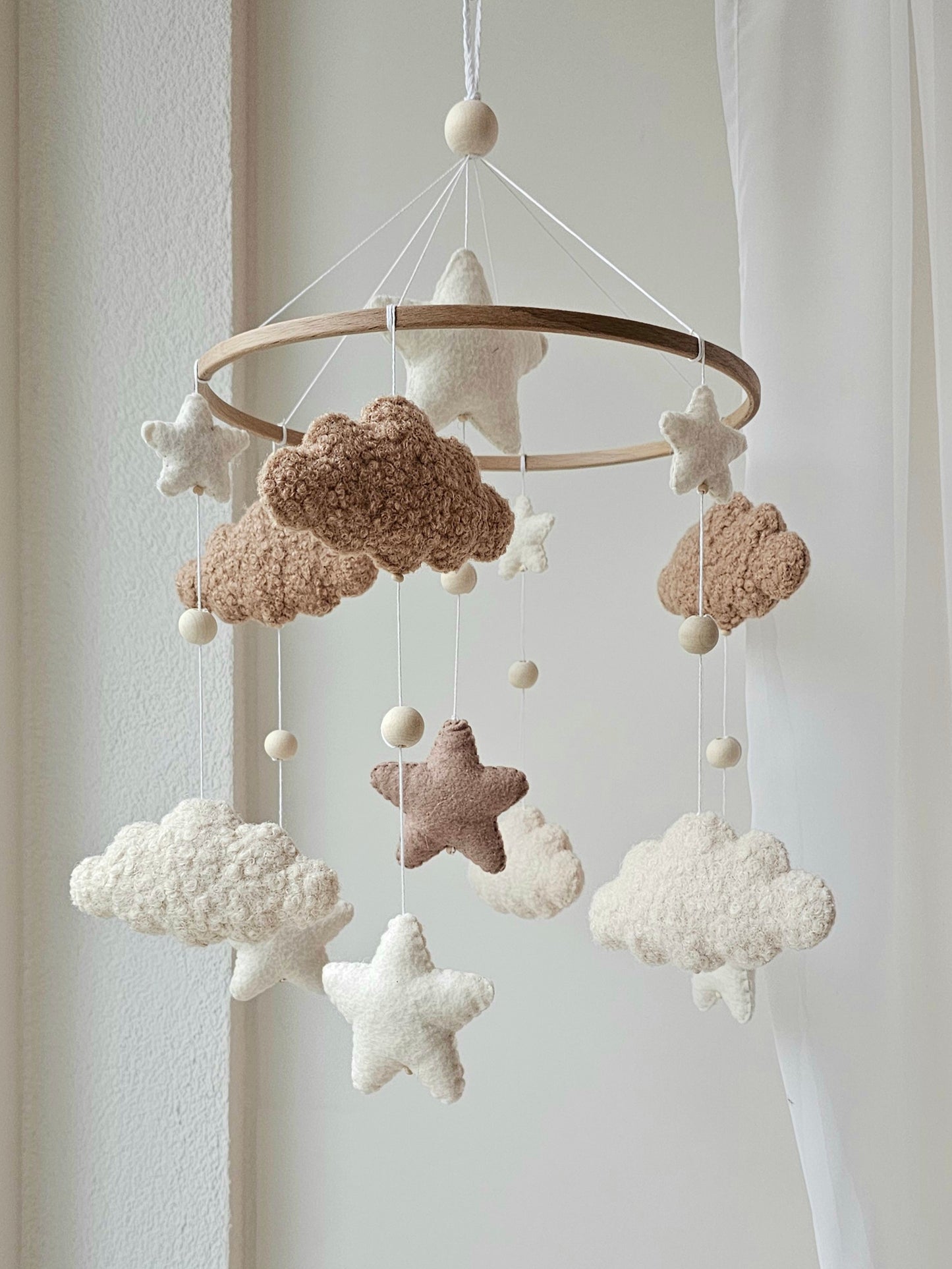 Baby Mobile Simply Pouffy crème