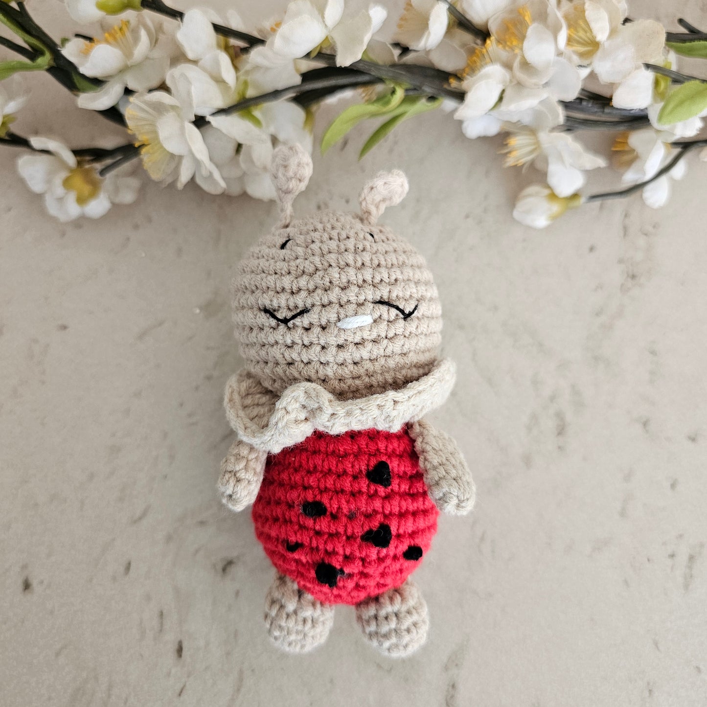 Crochet Mini Marienkäfer