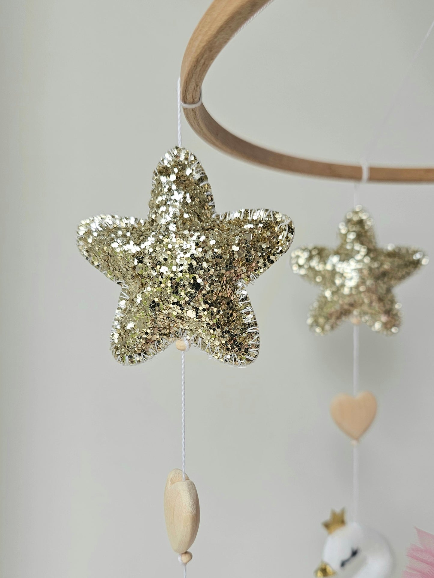 Baby Mobile Ballerina altrosa