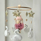 Baby Mobile Ballerina altrosa