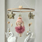 Baby Mobile Ballerina altrosa