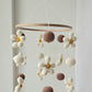 Baby Mobile Flower Power beige