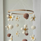 Baby Mobile Flower Power beige