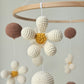 Baby Mobile Flower Power beige