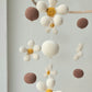 Baby Mobile Flower Power beige