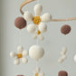 Baby Mobile Flower Power beige