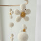 Baby Mobile Flower Power beige