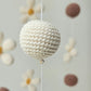 Baby Mobile Flower Power beige