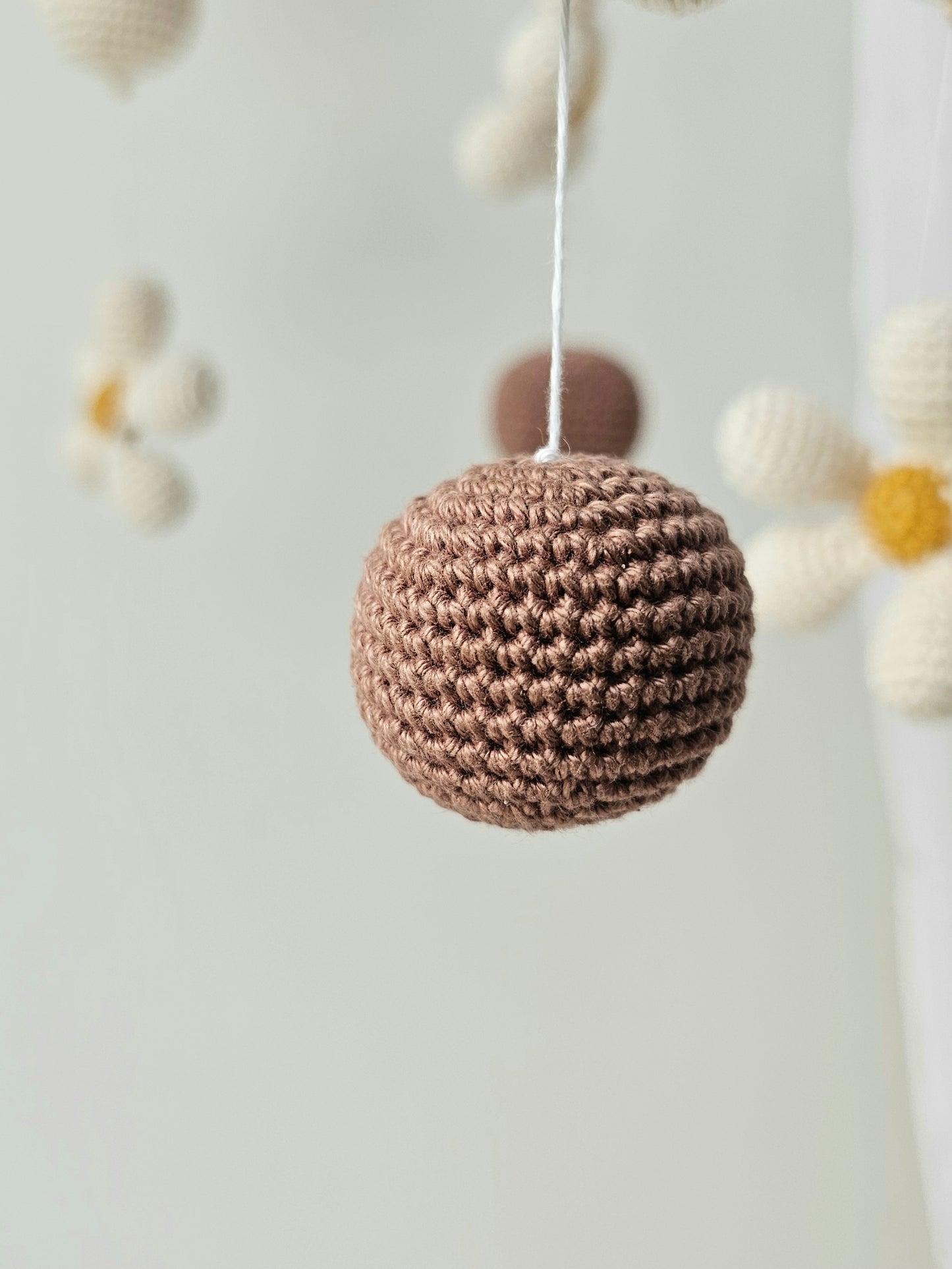 Baby Mobile Flower Power beige