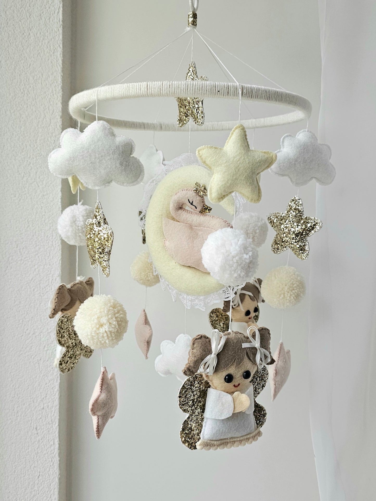 Baby Mobile Engelchen rosa