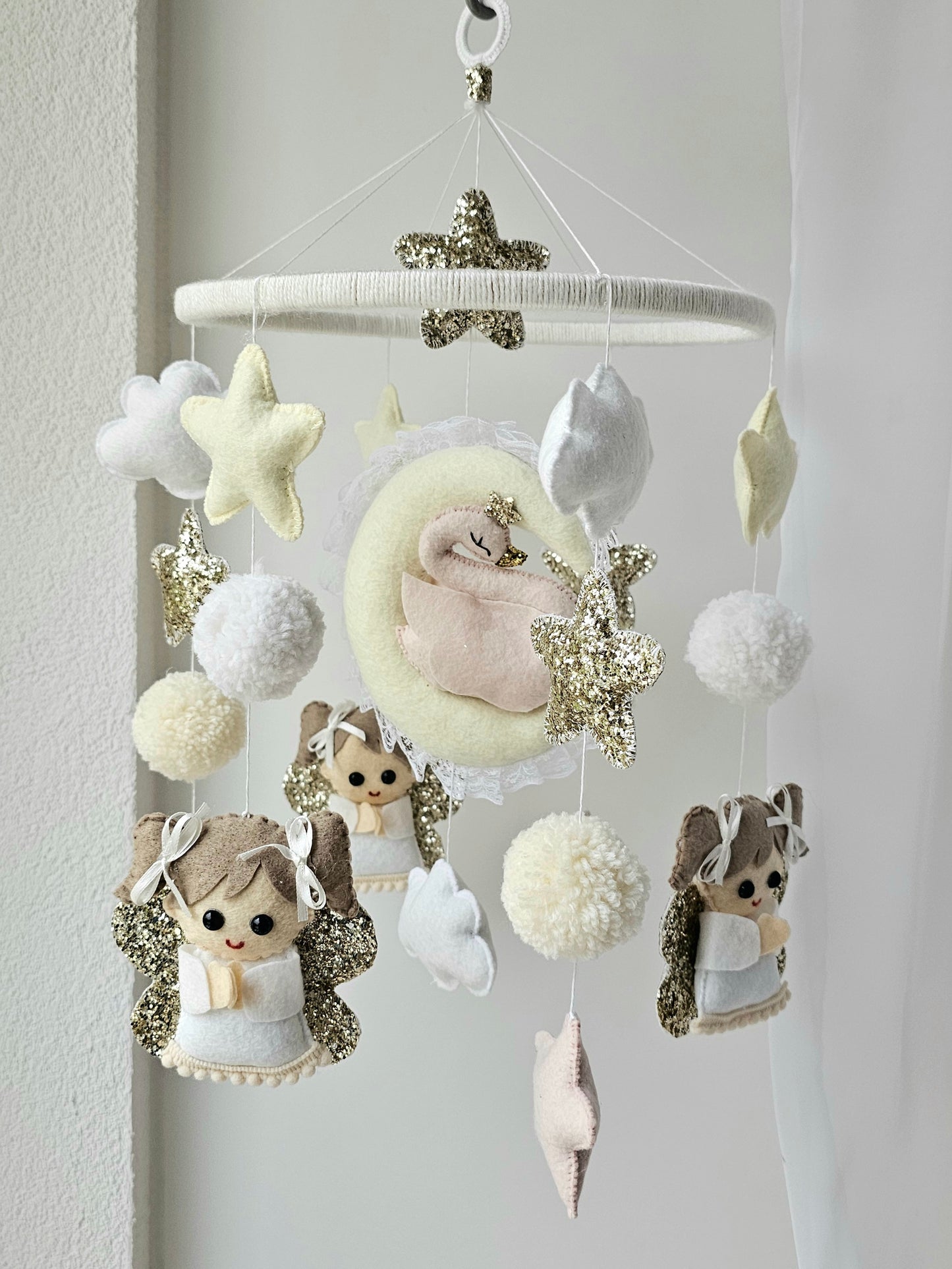 Baby Mobile Engelchen rosa