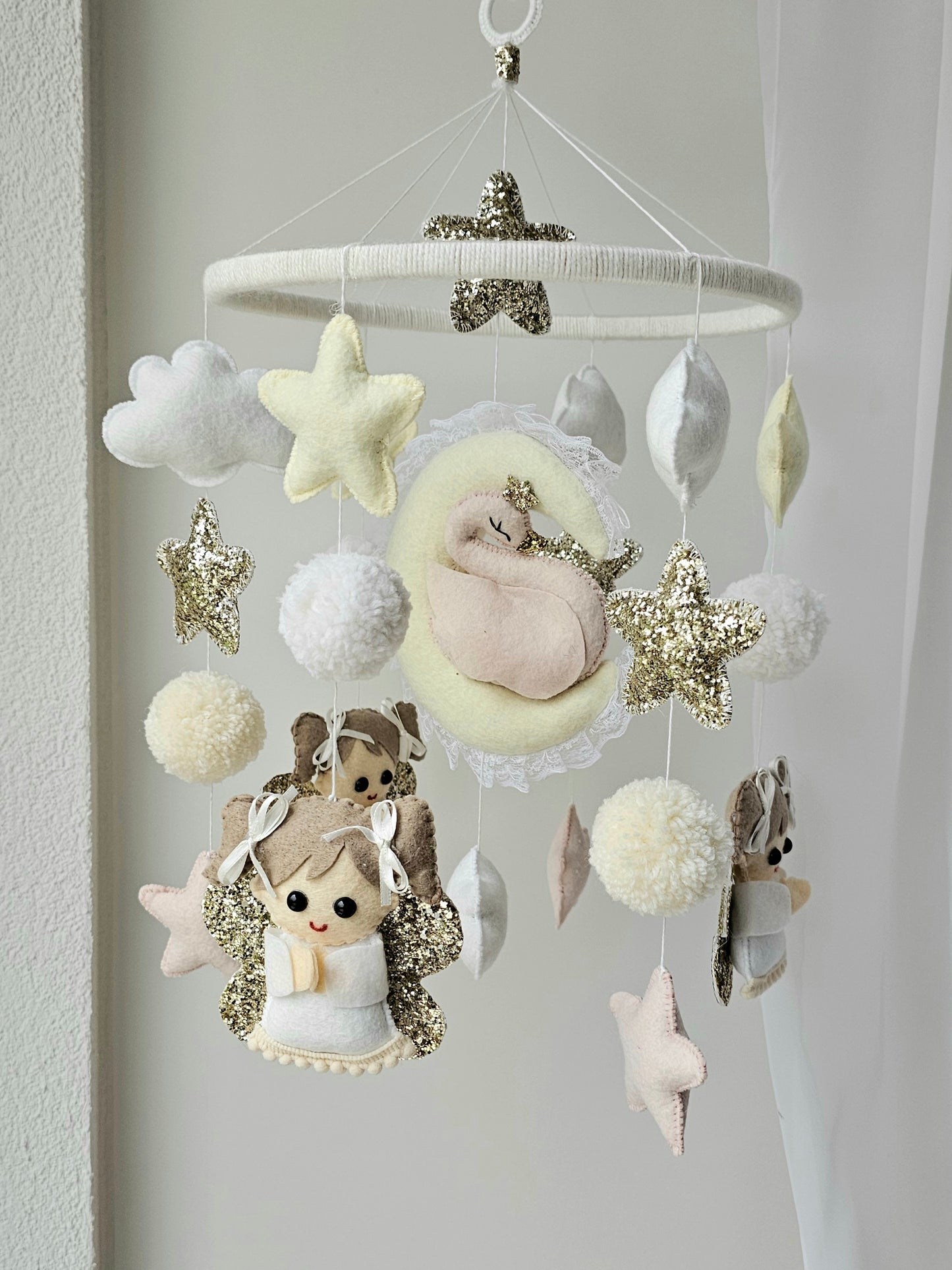 Baby Mobile Engelchen rosa