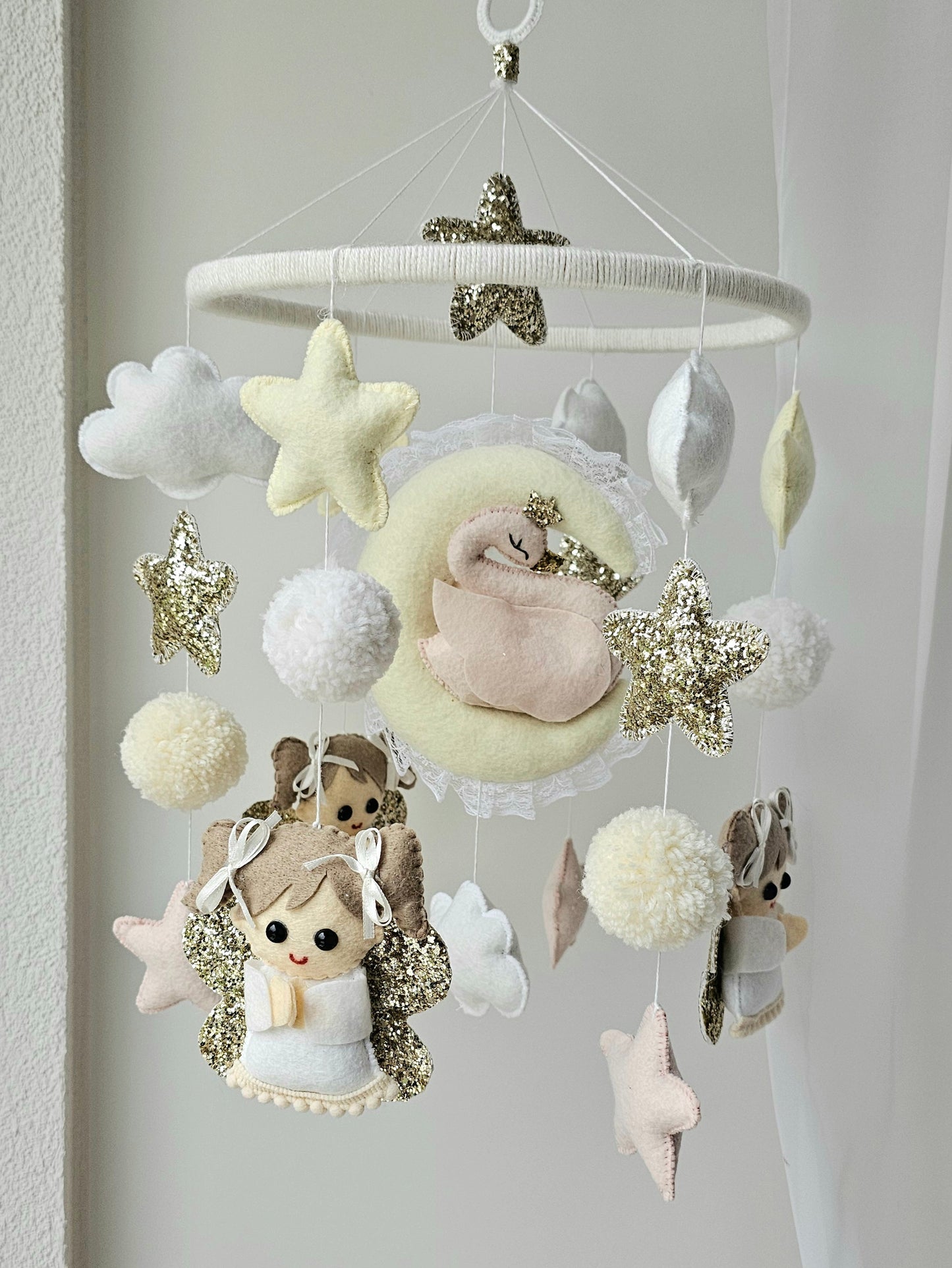 Baby Mobile Engelchen rosa