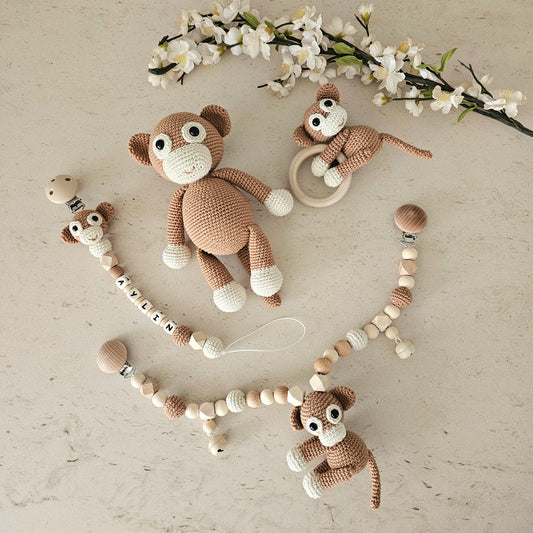 XXL Set Crochet Liebe Äffchen