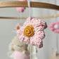 Baby Mobile Schmetterling Blumen Traum rosa