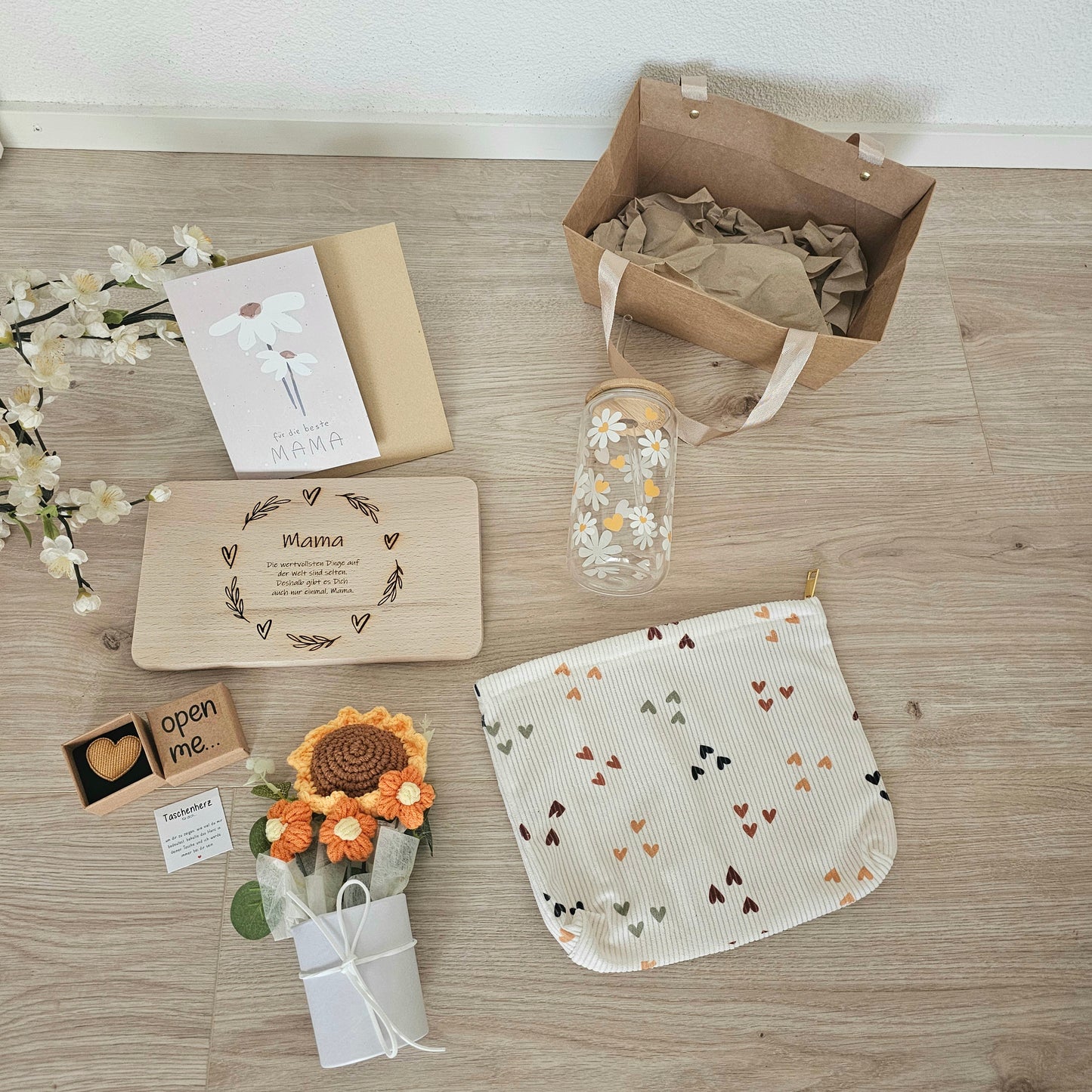 Geschenkset Beste Mama gelb