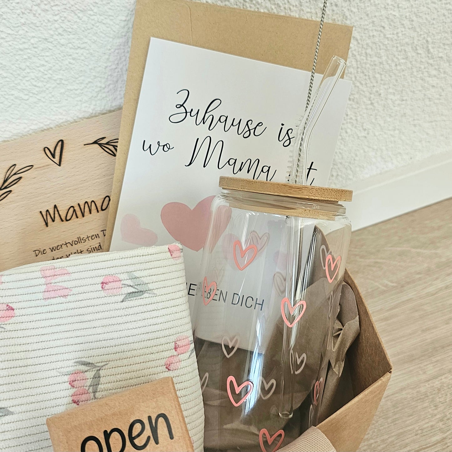 Geschenkset Beste Mama rosa