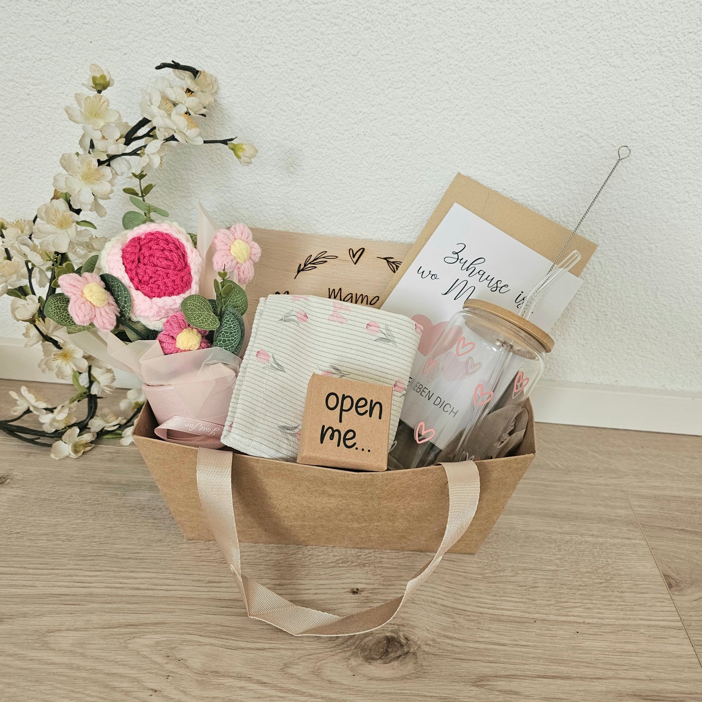 Geschenkset Beste Mama rosa