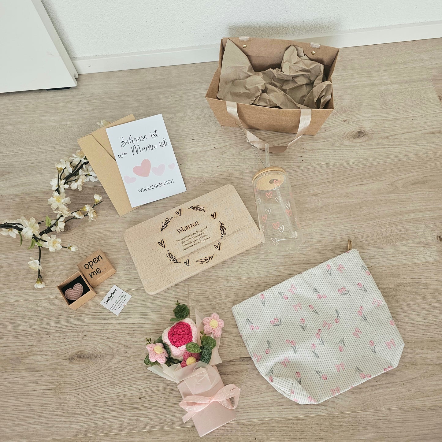 Geschenkset Beste Mama rosa