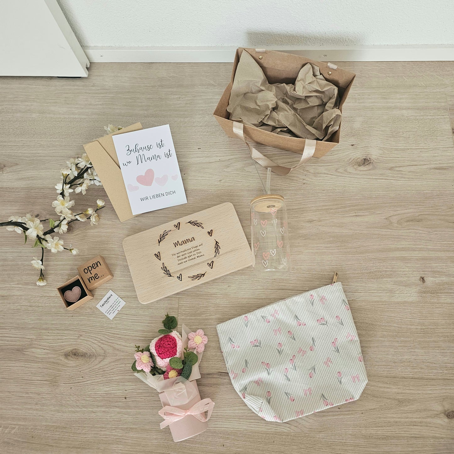 Geschenkset Beste Mama rosa