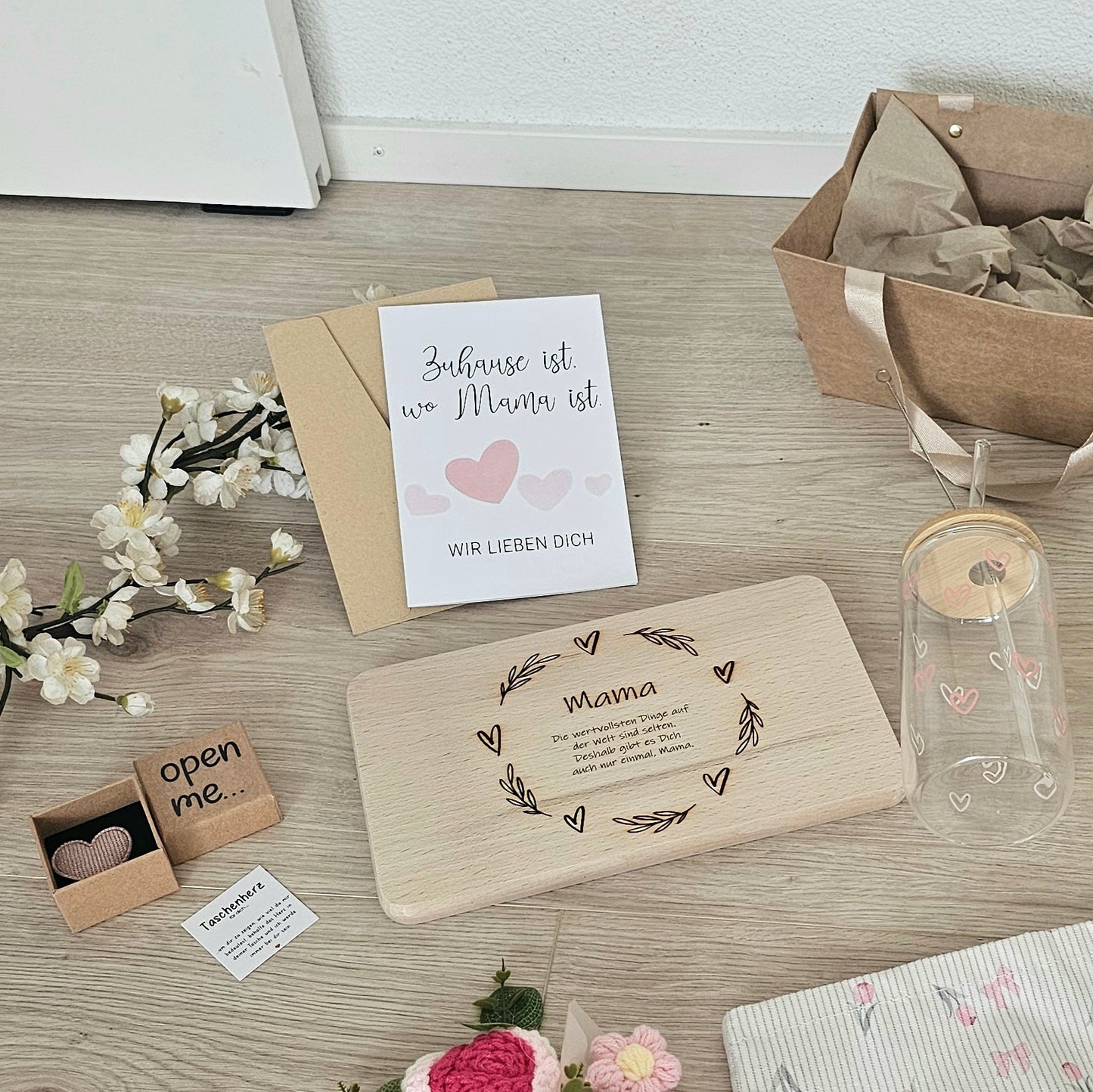 Geschenkset Beste Mama rosa