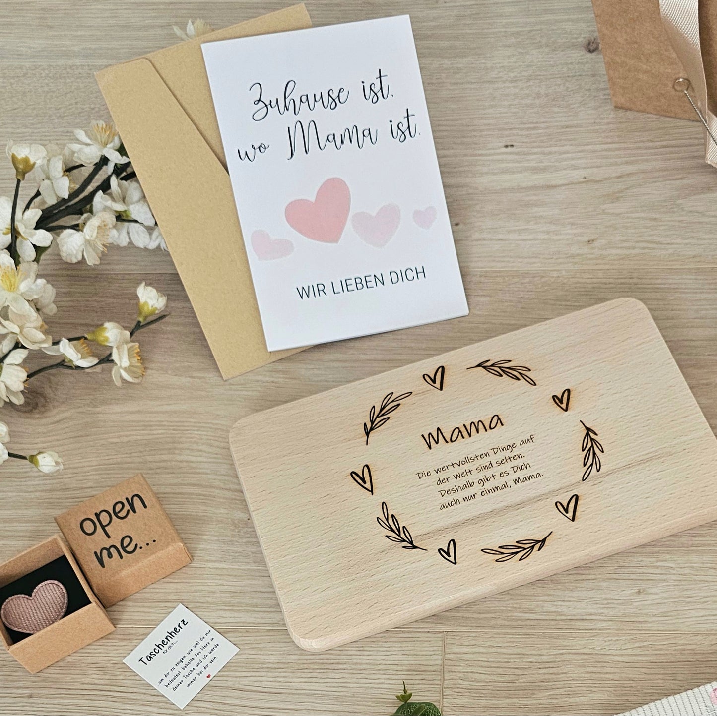 Geschenkset Beste Mama rosa