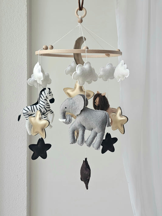 Baby Mobile Safari Nature Tiere