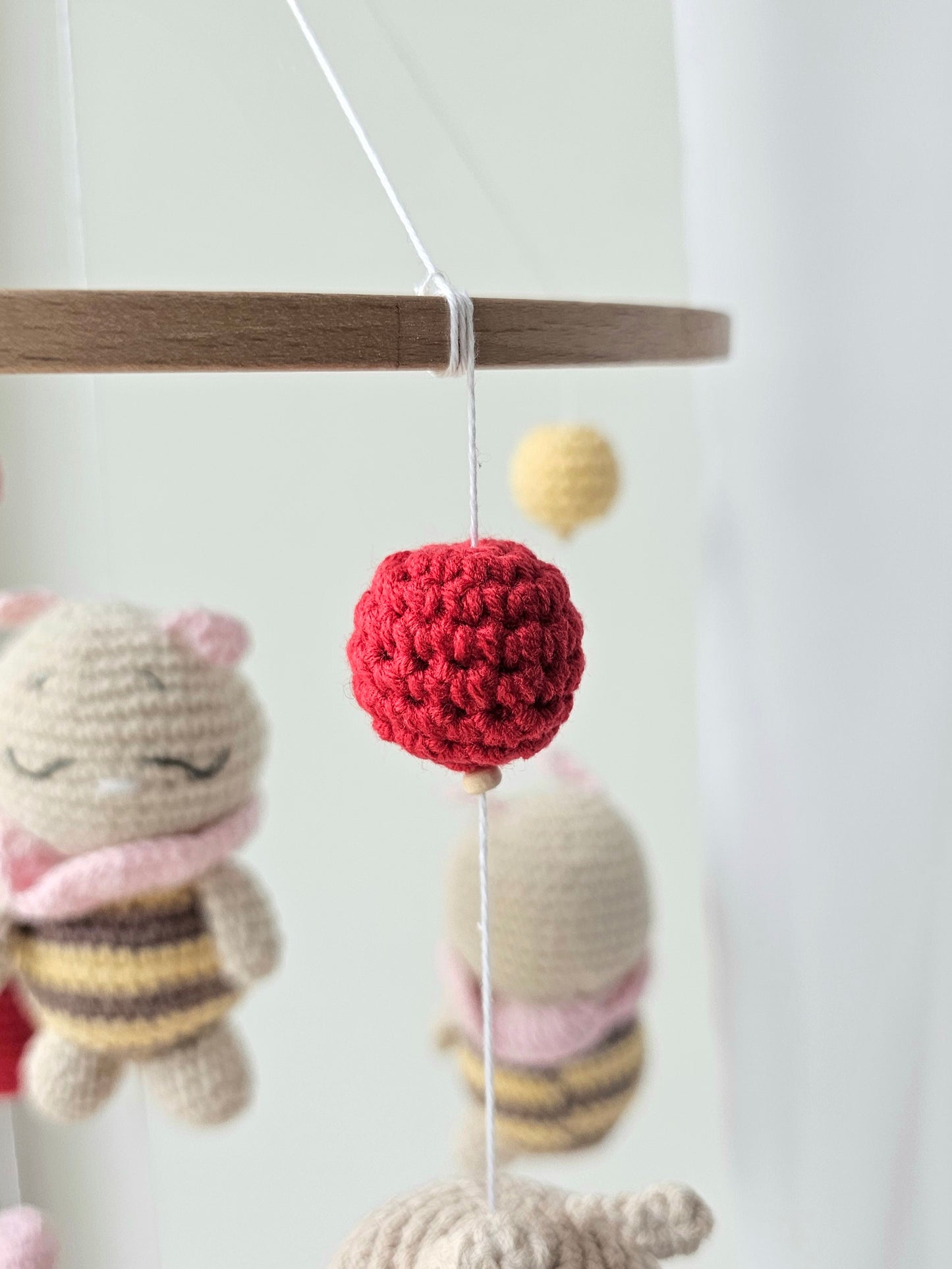Baby Mobile Bienchen und Marienkäfer