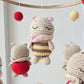 Baby Mobile Bienchen und Marienkäfer