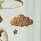 Baby Mobile Pouffy Bärchen crème/hellbraun