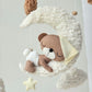 Baby Mobile Pouffy Bärchen crème/hellbraun