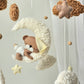 Baby Mobile Pouffy Bärchen crème/hellbraun