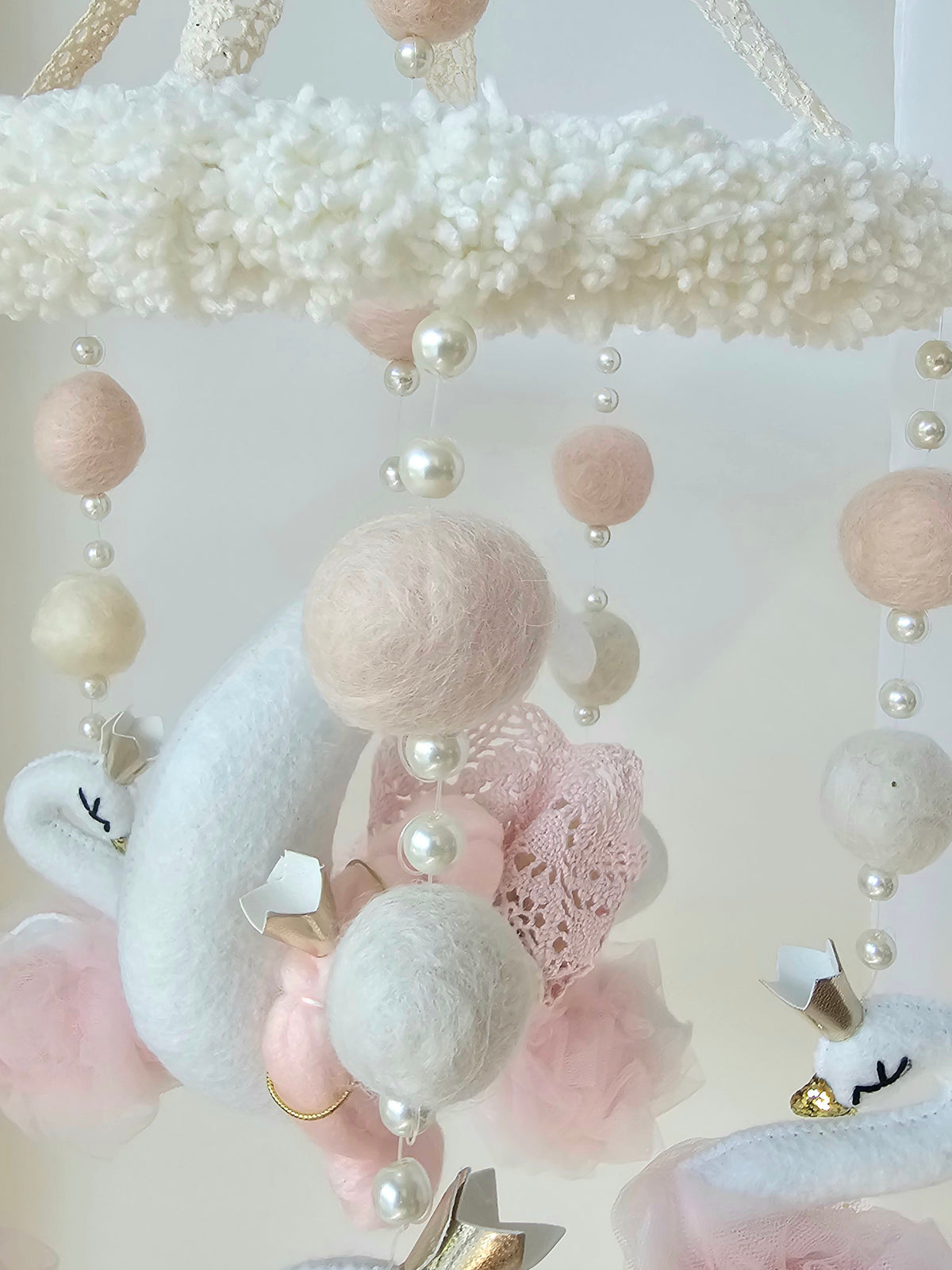 Baby Mobile Flower Pouffy Püppchen