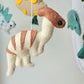 Baby Mobile Dinosaurier mit Vulkan