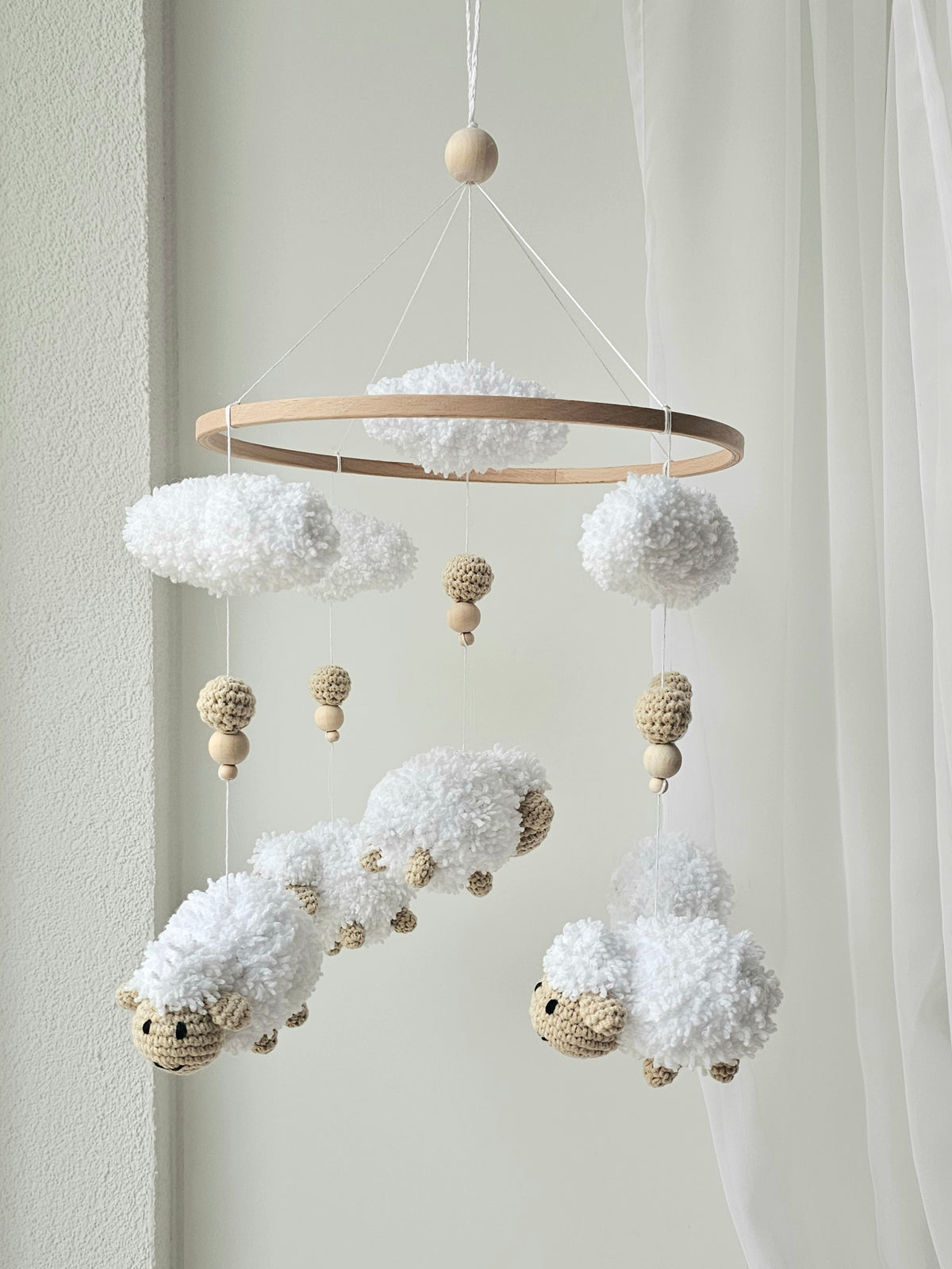 Baby Mobile tanzende Schäfchen