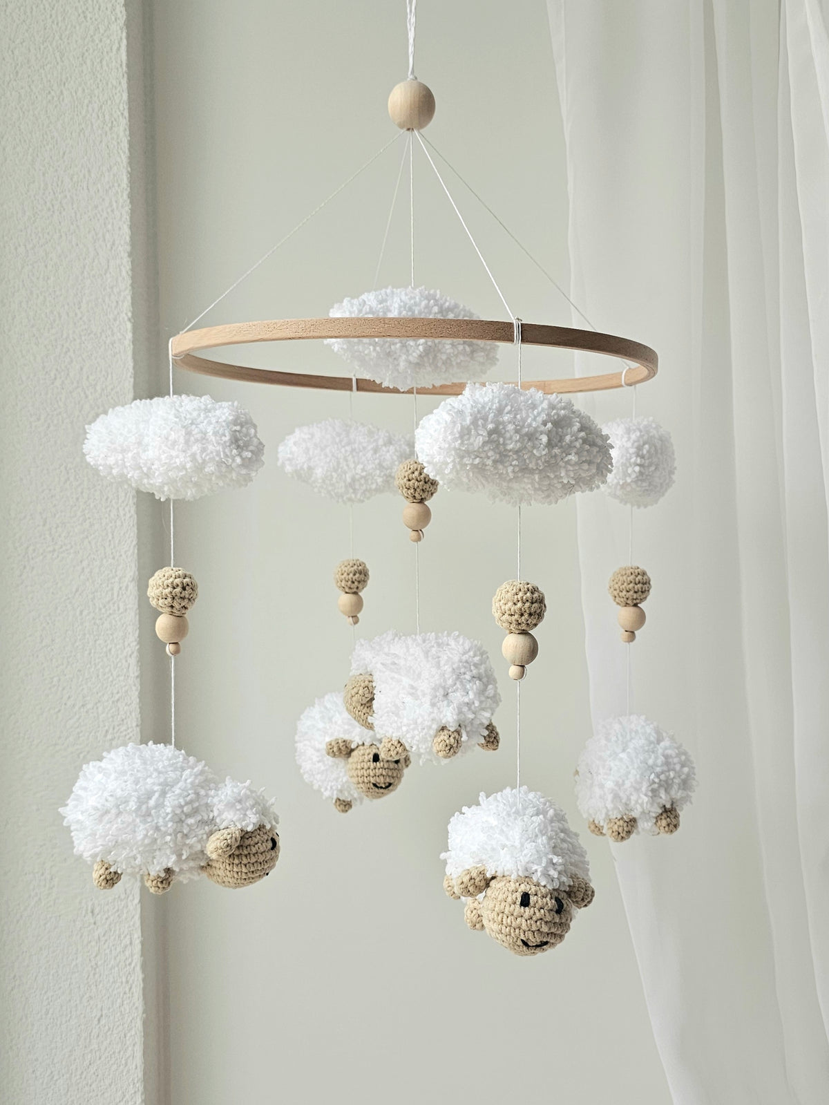 Baby Mobile tanzende Schäfchen
